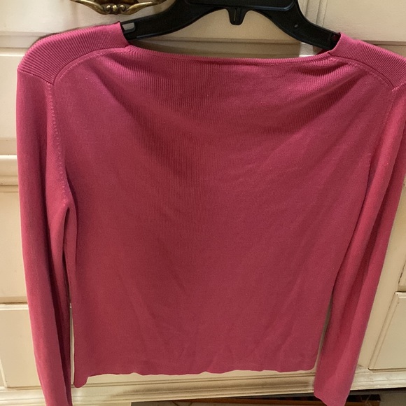 Ann Taylor Loft 100% silk knit cardigan button down jacket size S - Picture 12 of 12